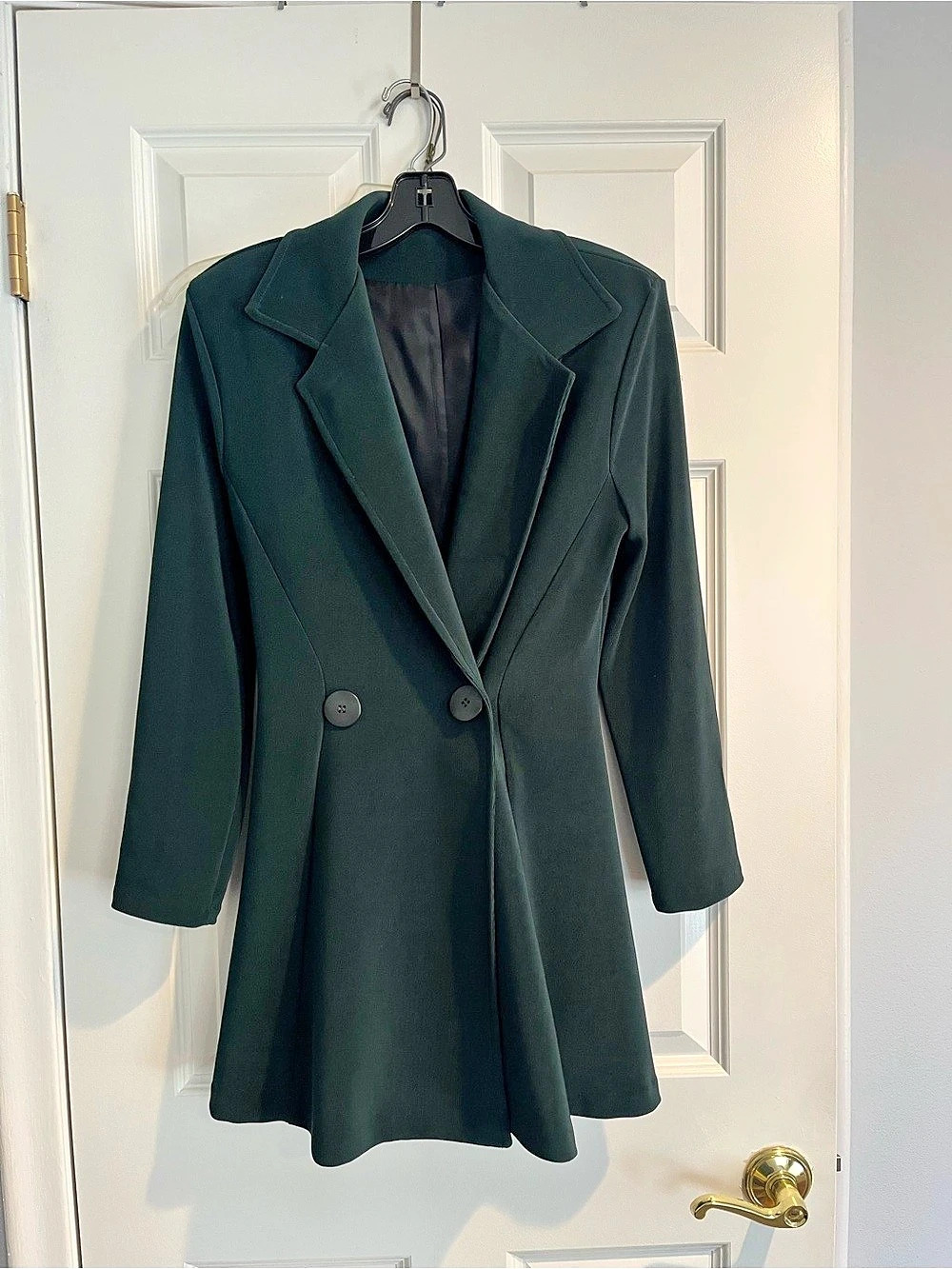 VTG Women's Green double breasted blazer